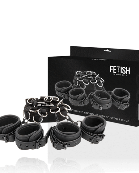 FETISH SUBMISSIVE - LUXUS-BETTBAND-SET MIT NOPRENE-FUTTER