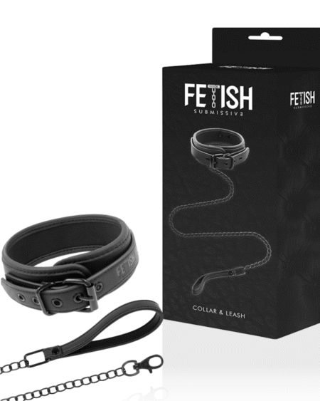 FETISH SUBMISSIVE - KETTENHALSKETTE MIT NOPRENE-FUTTER