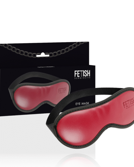 FETISH SUBMISSIVE DARK ROOM - VEGANE LEDERMASKE MIT NEOPRENFUTTER