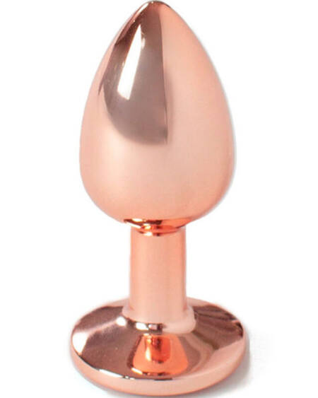 SECRETPLAY - METALL-BUTT-PLUG ROSÉGOLD, KLEINE GRÖSSE 7 CM