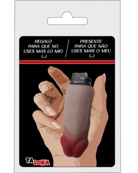 TALOKA - FANTASTISCHES FEUERZEUG IN FORM EINES FLEISCHFARBENEN PENIS