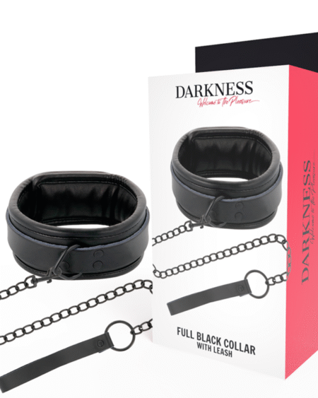DARKNESS - SCHWARZE HALSKETTE MIT KETTE