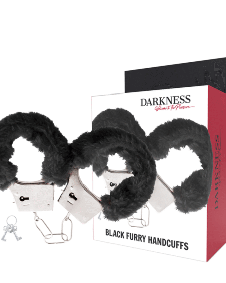 DARKNESS - HANDSCHELLEN AUS SCHWARZEM METALL