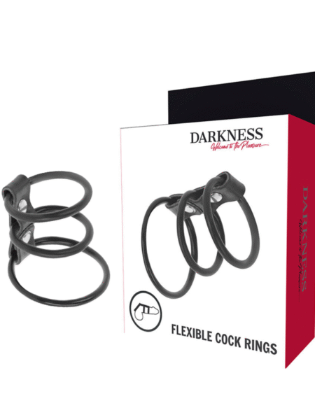 DARKNESS - SET AUS 3 FLEXIBLEN PENISRINGEN
