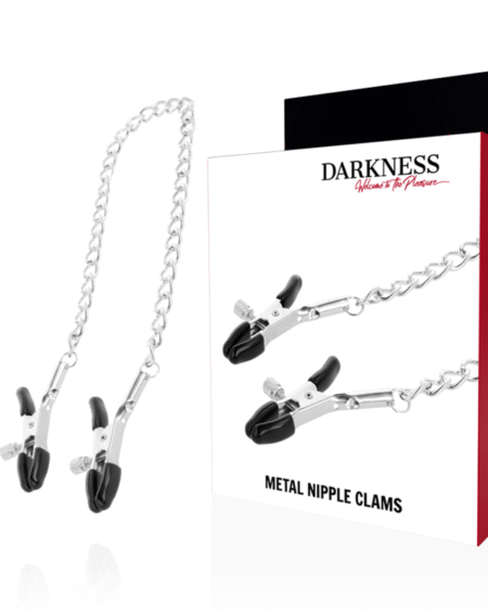 DARKNESS - EINSTELLBARE NIPPELKLEMMEN AUS METALL