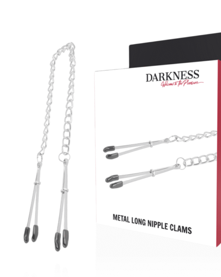 DARKNESS - EINSTELLBARE METALL-NIPPELKlammern