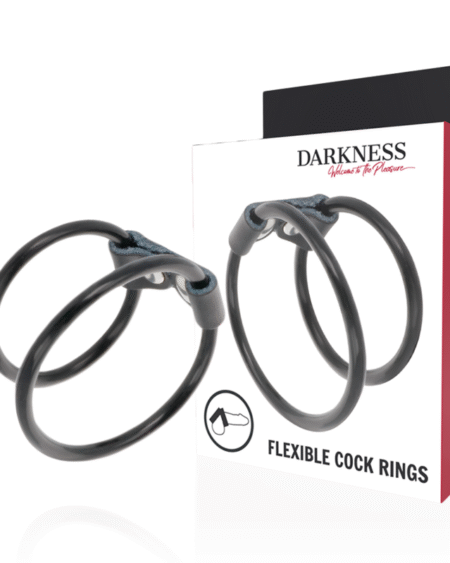 DARKNESS - DOPPELTER FLEXIBLER PENISRING