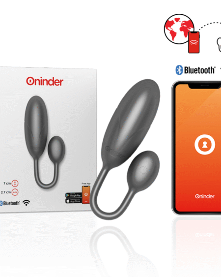 ONINDER - DENVER VIBRIERENDES EI SCHWARZ 7 X 2,7 CM KOSTENLOSE APP