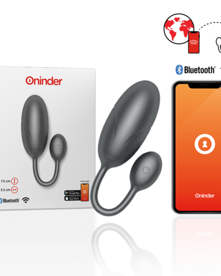 ONINDER - TOKYO VIBRIERENDES EI SCHWARZ 7,5 X 3,2 CM KOSTENLOSE APP