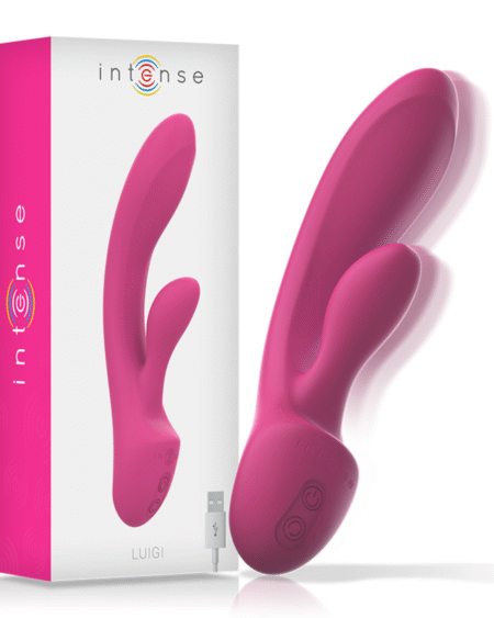 INTENSE - LUIGI RABBIT VIBRATOR ROSA FLÜSSIGES SILIKON