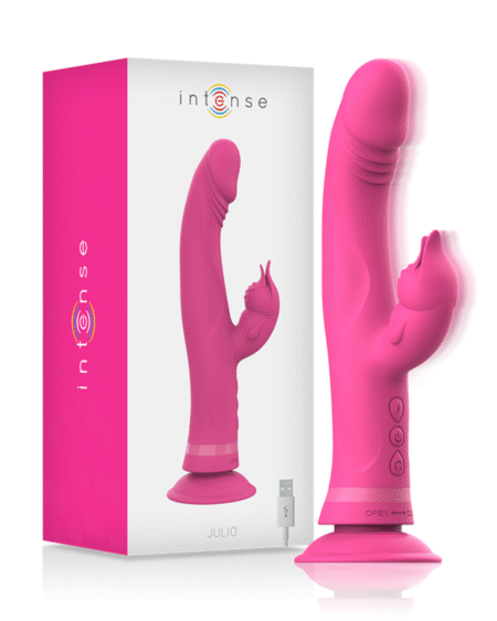 INTENSE - JULIO RABBIT VIBRATOR ROSA SILIKON