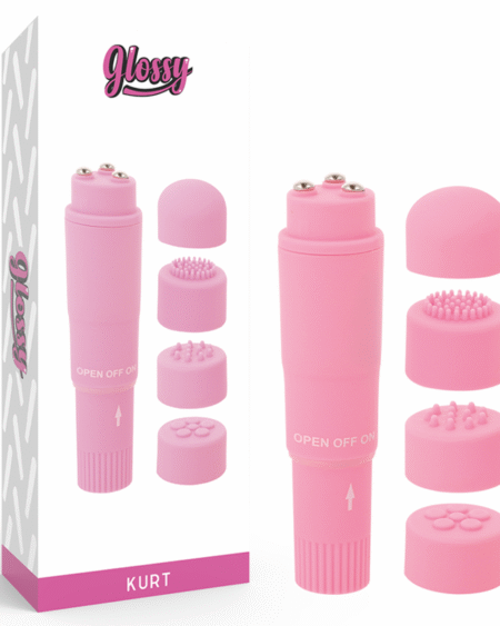 GLOSSY - KURT TASCHENMASSAGER ROSA