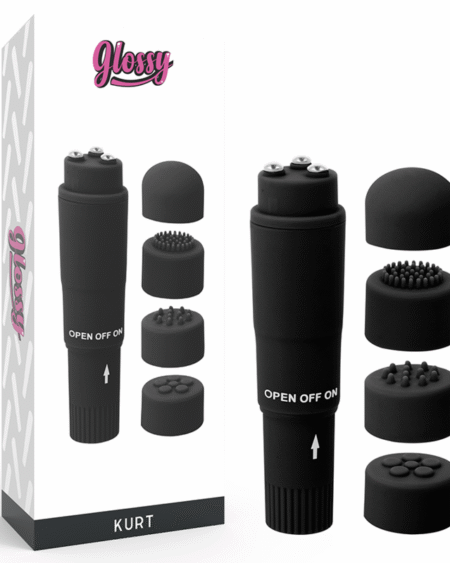 GLOSSY - KURT TASCHENMASSAGER SCHWARZ