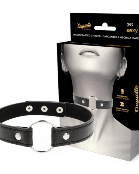 COQUETTE CHIC DESIRE - VEGANE LEDER-HALSKETTE DAMEN-ACCESSOIRE