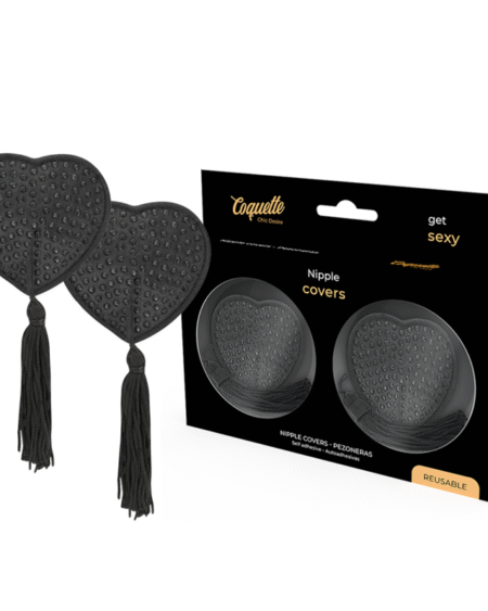 COQUETTE CHIC DESIRE - SCHWARZE NIPPELABDECKUNGEN