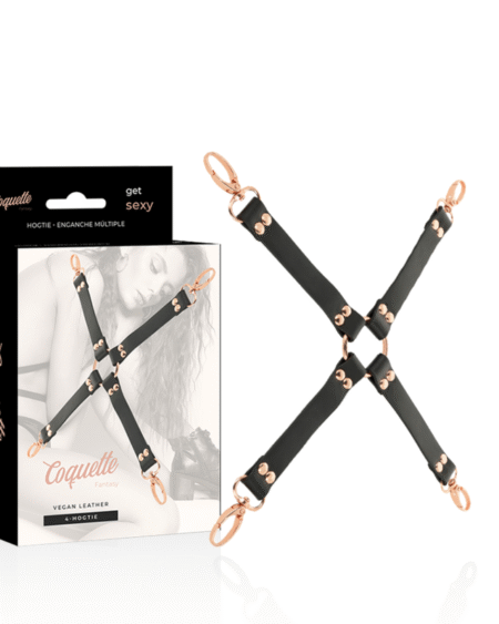 COQUETTE CHIC DESIRE - FANTASY HOG TIE VEGANES LEDER