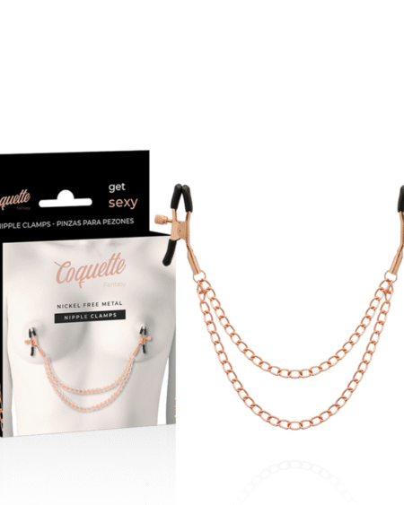 COQUETTE CHIC DESIRE - FANTASY-NIPPELCLIPS AUS METALL MIT KETTE