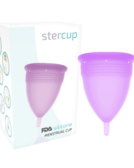 STERCUP - FDA SILIKON-MENSTRUALCUP FLIEDER - GRÖSSE L