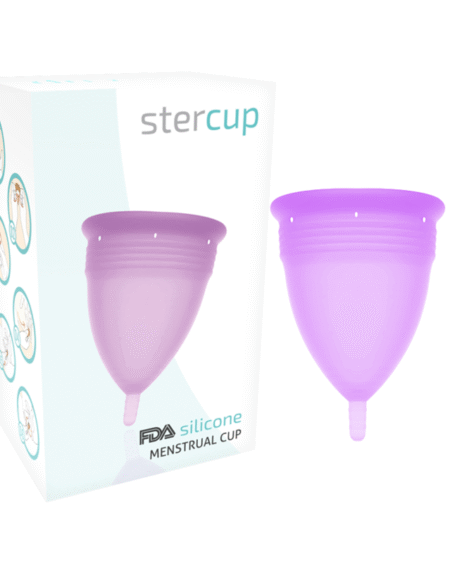 STERCUP - FDA SILIKON-MENSTRUALCUP FLIEDER - GRÖSSE S