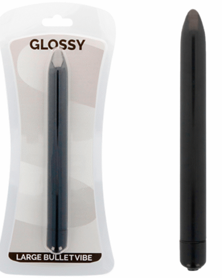 GLOSSY - SCHLANKER VIBRATOR SCHWARZ