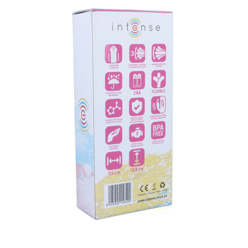 INTENSE - SUSY OSZILLIERENDER VIBRATOR AUS SILIKON KANINCHEN ROSA – Bild 4