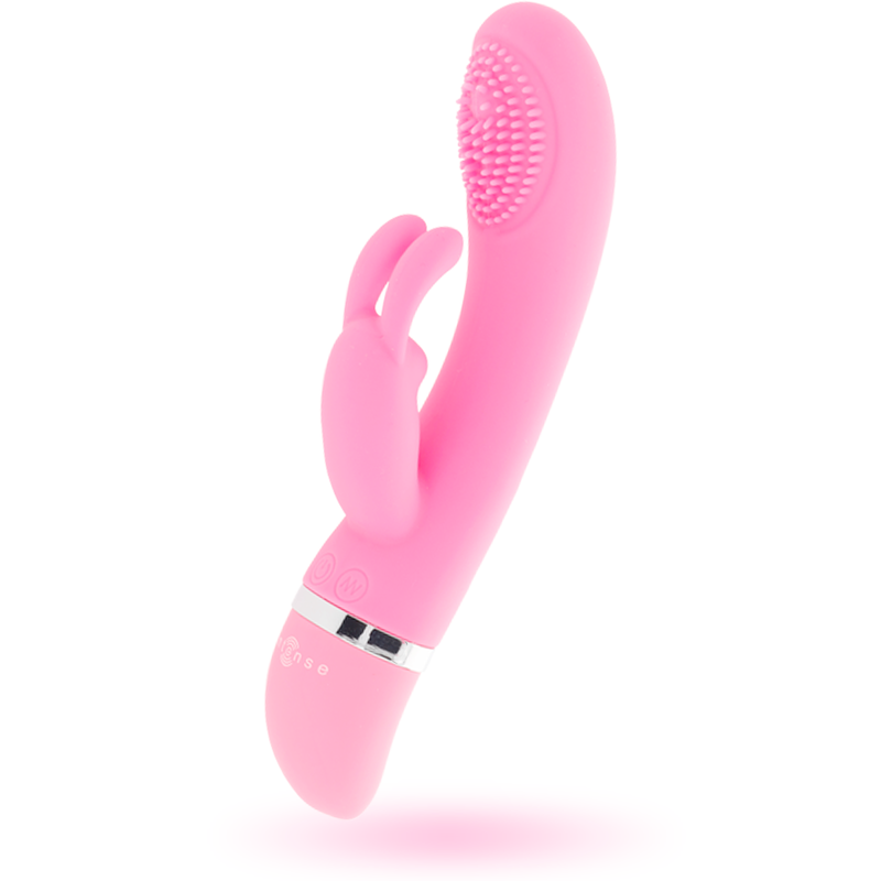 INTENSE - SUSY OSZILLIERENDER VIBRATOR AUS SILIKON KANINCHEN ROSA – Bild 2