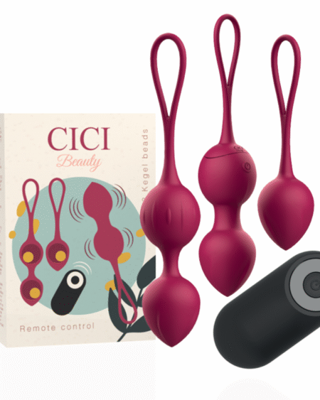 CICI BEAUTY - PREMIUM SILIKON 3 VIBRIERENDE KEGELPERLEN FERNBEDIENUNG