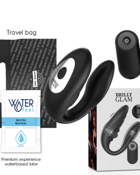BRILLY GLAM- PAAR MIT PULSIERENDER UND VIBRIERENDER FERNBEDIENUNG