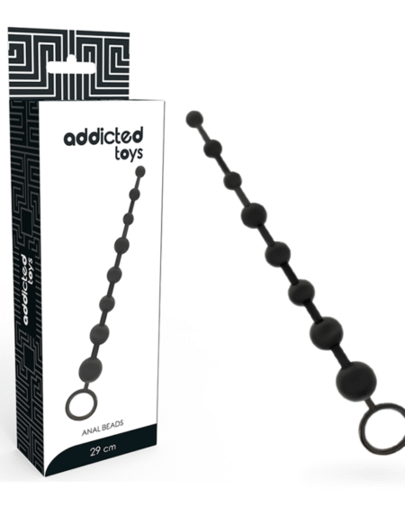 ADDICTED TOYS - ANALPERLEN 29 CM SCHWARZ
