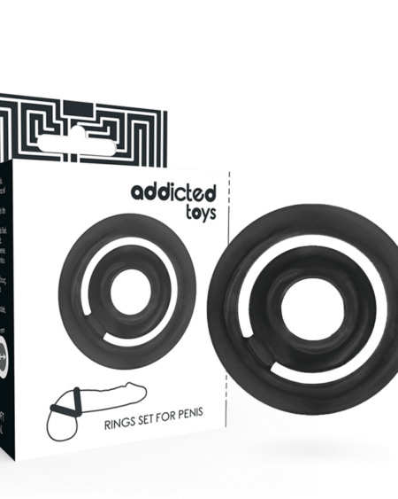 ADDICTED TOYS - POTENZ-C-RING PENIS SCHWARZ