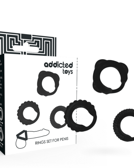 ADDICTED TOYS - C-RING-SET SCHWARZ