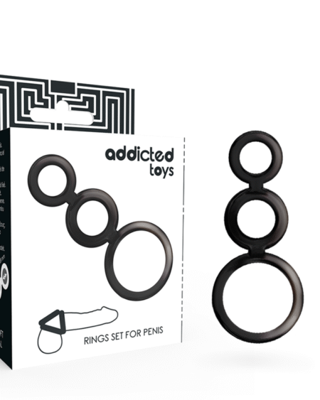 ADDICTED TOYS - RINGSET FÜR PENIS - GERUCHERT