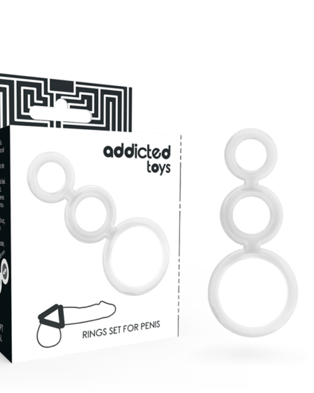 ADDICTED TOYS - RINGSET FÜR PENIS TRANSPARENT
