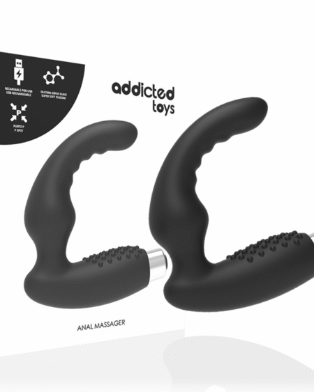 ADDICTED TOYS - PROSTATIC VIBRATOR WIEDERAUFLADBARES MODELL 2 - SCHWARZ