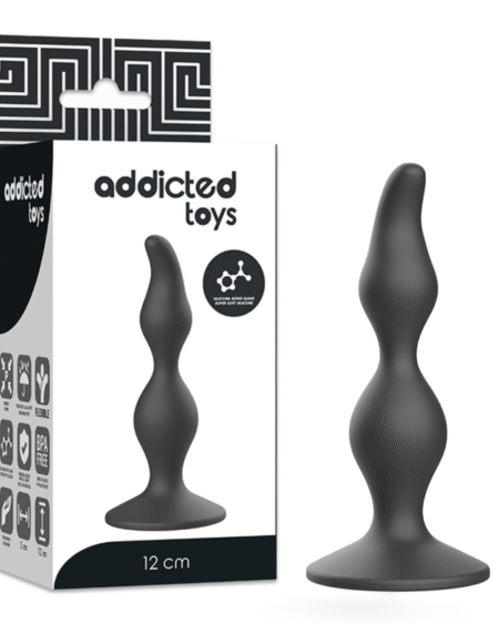 ADDICTED TOYS - ANAL SEXUELLER STECKER 12 CM SCHWARZ