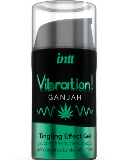 INTT - KRAFTVOLLES INTIMSTIMULIERENDES FLÜSSIGES VIBRATIONSGEL CANNABIS 15ML