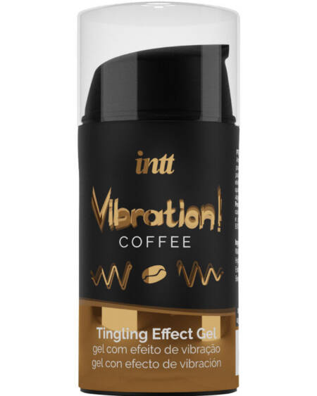 INTT - KRAFTVOLLES INTIMSTIMULIERENDES FLÜSSIGES VIBRATIONSGEL KAFFEE 15ML