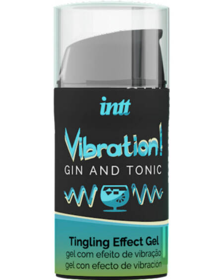 INTT - KRAFTVOLLES INTIMSTIMULIERENDES FLÜSSIGES VIBRATOR-GEL GIN & TONIC 15 ml