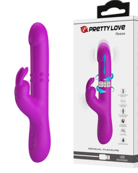 PRETTY LOVE - REESE VIBRATOR MIT LILA ROTATION