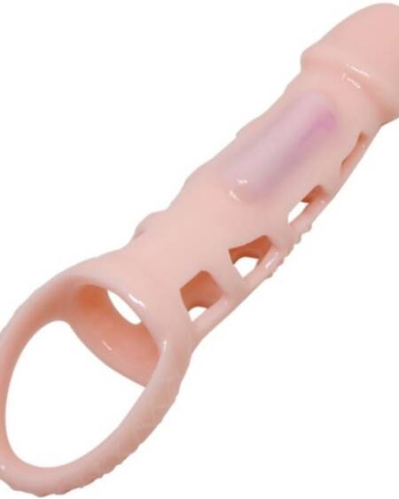 PRETTY LOVE - HARRISON PENIS EXTENDER COVER MIT VIBRATION UND RIEMEN 13.5 CM