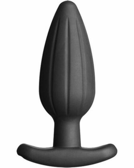 ELECTRASTIM - SILIKON SCHWARZ ROCKER BUTT PLUG GRO