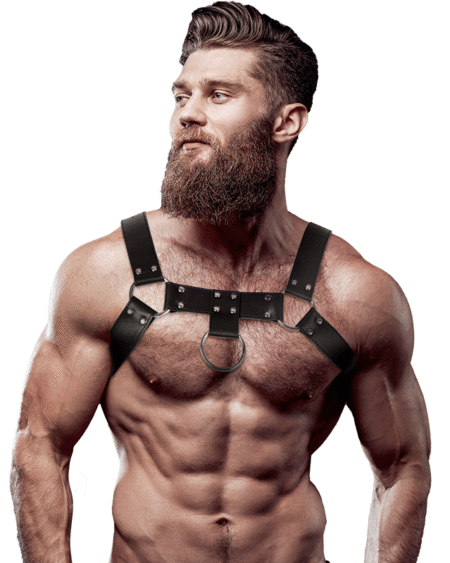 FETISH SUBMISSIVE ATTITUDE - BRUSTHARNESS AUS ÖKOLEDER FÜR HERREN