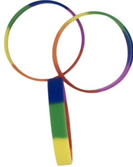 PRIDE - LGBT-FLAGGE SILIKONARMBAND