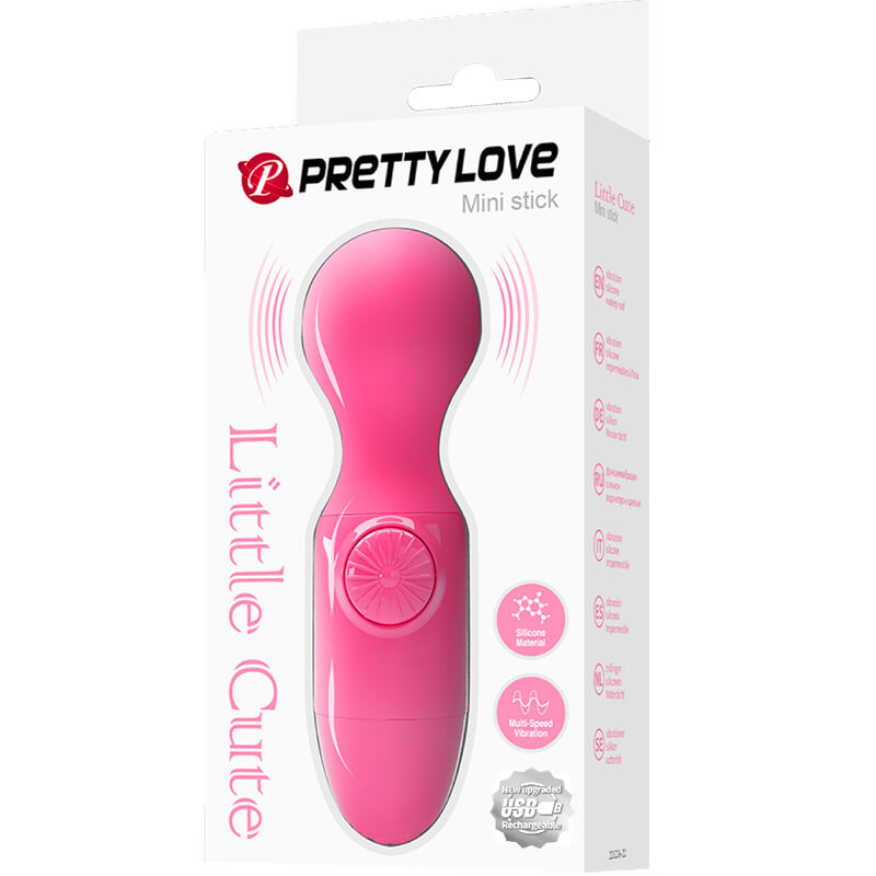 PRETTY LOVE - MAGENTA MINI PERSÖNLICHES MASSAGER – Bild 9