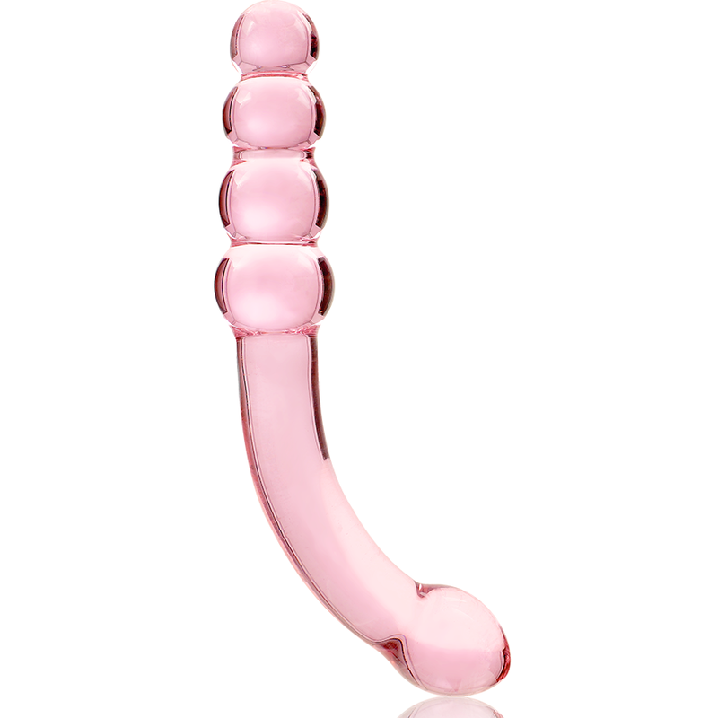 NEBULA SERIES BY IBIZA - MODELL 14 DILDO BOROSILIKATGLAS ROSA 18.5 CM -O- 3 CM – Bild 5