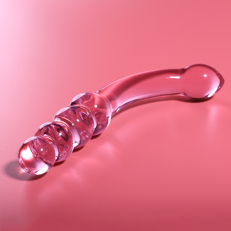 NEBULA SERIES BY IBIZA - MODELL 14 DILDO BOROSILIKATGLAS ROSA 18.5 CM -O- 3 CM – Bild 2