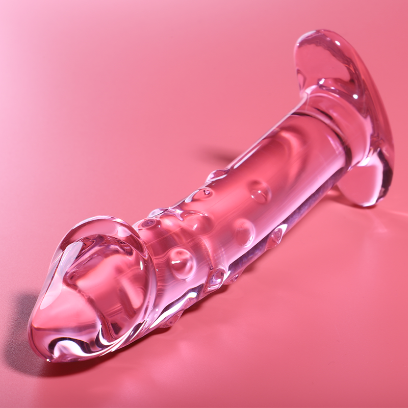NEBULA SERIES BY IBIZA - MODELL 19 DILDO BOROSILIKATGLAS ROSA 18.5 CM -O- 4 CM – Bild 2