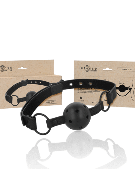INTENSE - FETISH BALLKNEBEL AUS VEGANEM LEDER