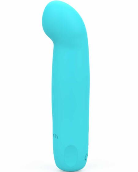 B SWISH - BCUTE CURVE INFINITE KLASSISCHER WIEDERAUFLADBARER VIBRATOR AUS BLAUEM SILIKON