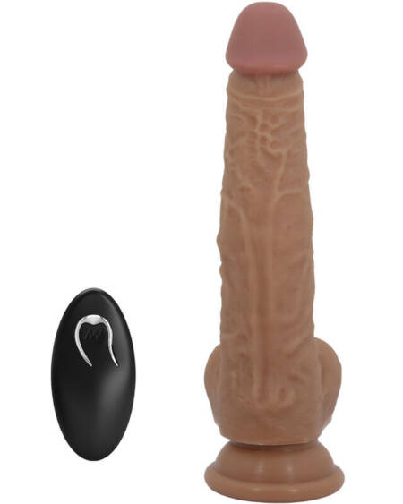 PRETTY LOVE - JONATHAN SILIKONDILDO 3 VIBRATIONEN + 3 EINFÜHRMASSNAHMEN FERNBEDIENUNG 21 CM
